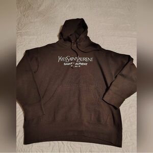 Yves Saint Laurent Brown Hoodie for Women Size M
